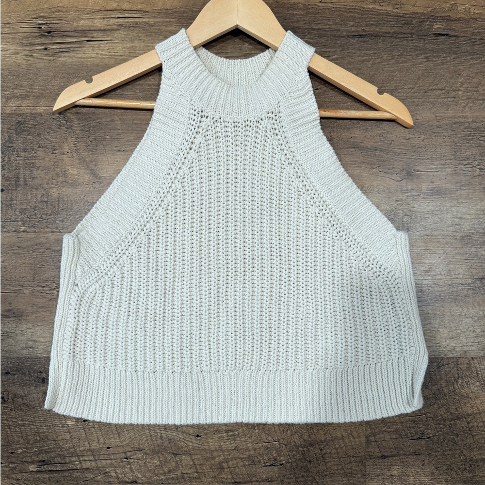 Wilfred Textured Knit Tank in Cream